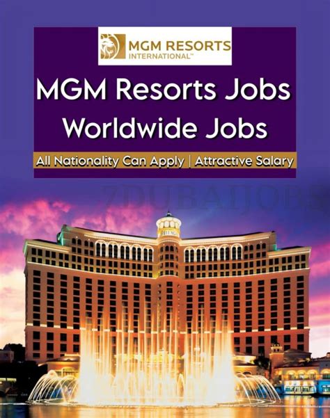 <b>MGM Resorts Jobs</b> in <b>Springfield</b>, Massachusetts. . Mgm resorts jobs